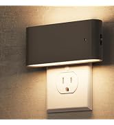 L LOHAS LED Night Light, 2 Pack Dimmable Modern LED Night Lights Plug into Wall,Dusk to Dawn Sens...