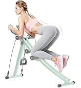 Ab Machine for Home Gym, 440 LBS Ab Trainer with Digital Display, 4 Adjustable Resistance Levels,...