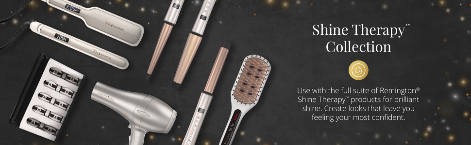 Remington, Hair, Beauty, Shine, Therapy, Haircare, Health, Heat, Premium, Use, Product, Argan Oil