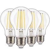 ALAMPEVER 1400LM Dusk to Dawn LED Outdoor Light Bulb, 4-Pack A19 LED Bulb 100W Equivalent, E26 Ba...