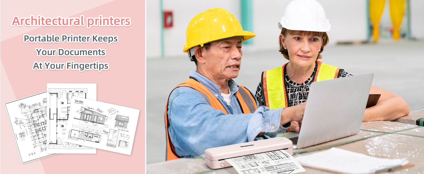 thermal inkless portable printer