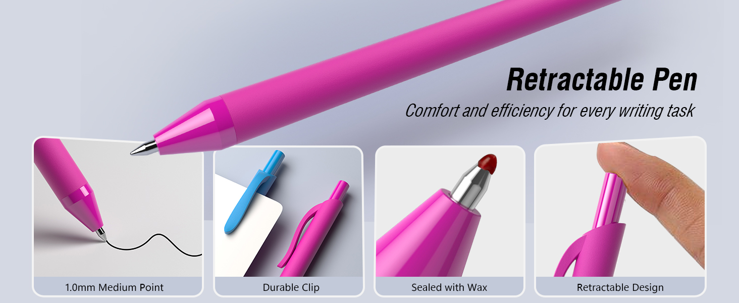 black ballpoint pens