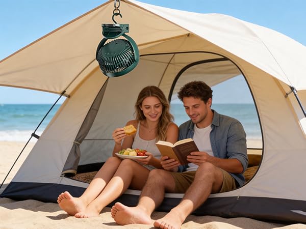 battery fans portable rechargeable