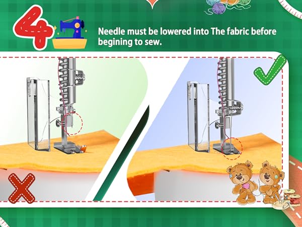 Foot pedal of sewing machine provide ideal bounce