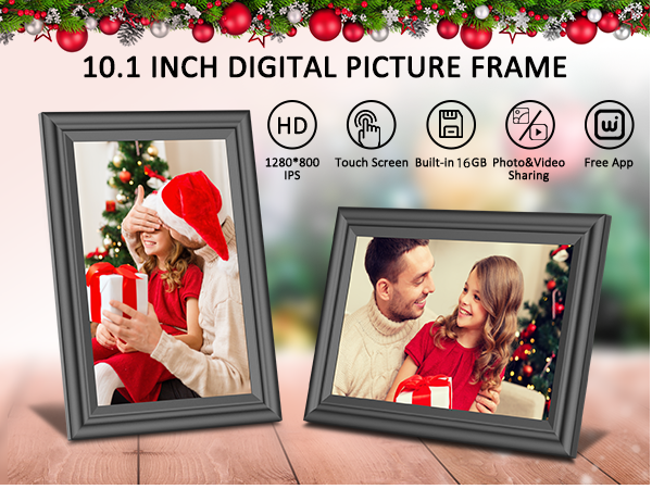 The best gift for Xmas--WiFi digital photo frame!