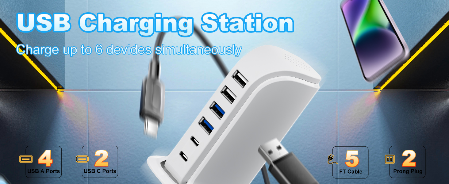 USB charger station