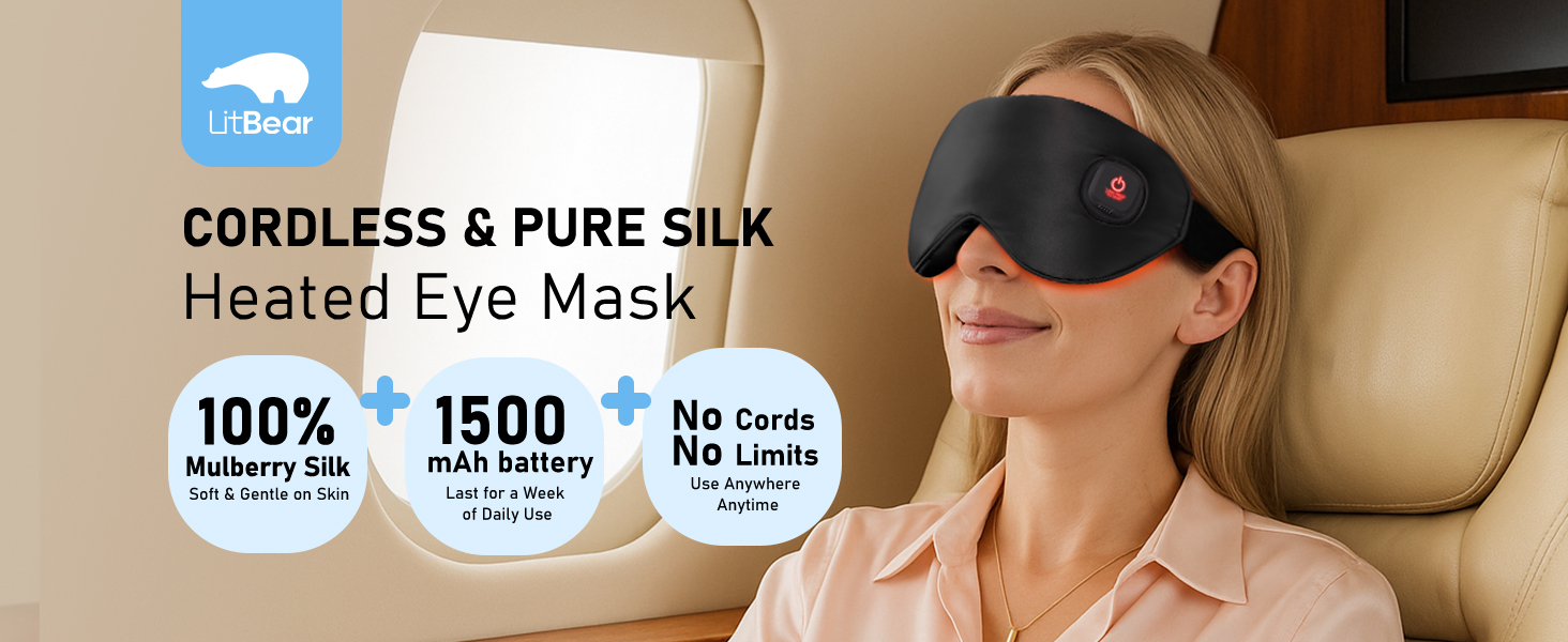 heated eye mask