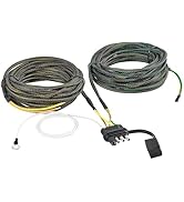 Oyviny 4 Pin 5 Wire Trailer Wiring Harness 22FT for Rewiring Trailer Both-Side Taillights, Wishbo...
