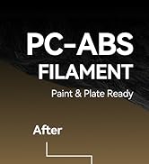 SUNLU PC-ABS 3D Filament 1.75mm 1KG, PC &amp; ABS Hybrid 3D Filament, High-Strength, Paint &amp; Plate Re...