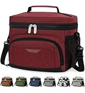 Vankor Insulated Lunch Bag for Men Women, Reusable Lunch Box Leakproof Cooler Lunch Tote Bag with...