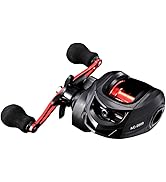 AC Baitcasting Fishing Reel Lightweight Aluminum Spool Fishing Reel 17.6Lbs Max Drag Magnetic Bra...