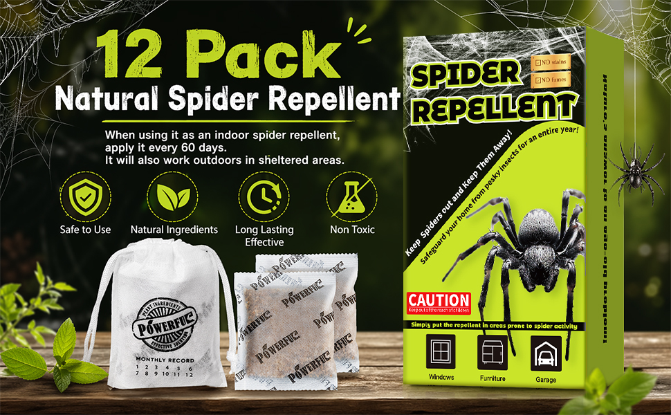 spider repellent natural