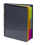Smead 24 Pocket Poly Project Organizer, Letter Size