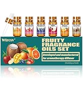 Fruity Fragrance Oil for Candle Making,Soap Making,Aromatherapy Diffuser, 6 Pcs Fragrance Oils -C...