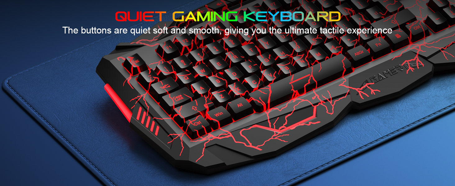 ergonomic gaming keyboard and mouse