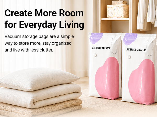 no pump vacuum storage bags