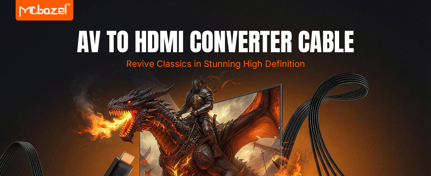 AV to HDMI Converter Cable