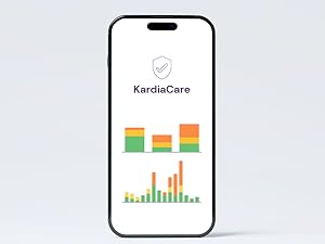 KardiaCare heart health membership features shown on phone screen