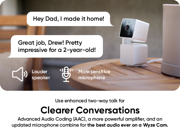 Wyze Cam Pan v3 Two-Way Audio