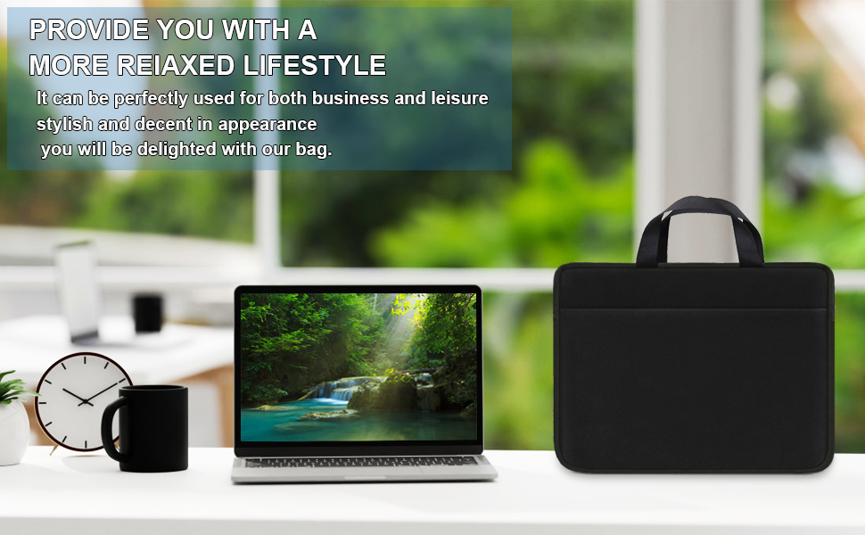 Laptop Sleeve Case 15.6 inch, Durable Travel Laptop