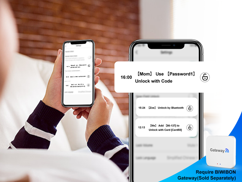 bedroom door lock fingerprint alexa