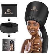 Bonnet Hood Hair Dryer Attachment - Soft, Adjustable Extra Large Bonnet Hair Dryer for Speeds Up ...