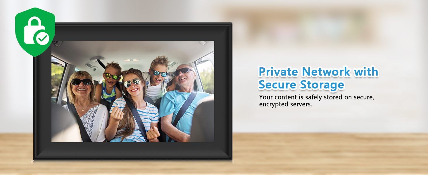 FRAMEO 10.1 Inch Smart WiFi Digital Photo Frame