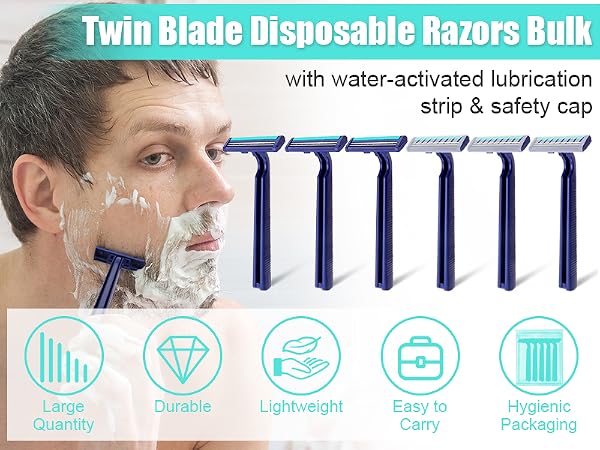 Disposable Razors Bulk for Men