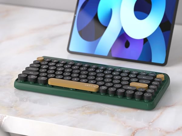 bluetooth wireless keyboard pink