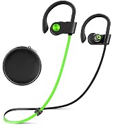 VRIFOZ Bluetooth Headphones, Bluetooth 5.3 IPX7 Waterproof Wireless Sports Earbuds for Workout Gy...