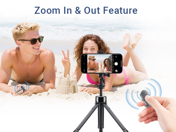 Phone Camera Ring Remote Control with Zoom in/Out