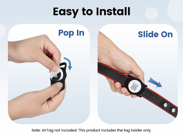 airtag holder for dog collar