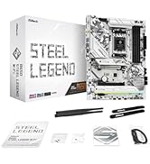 ASRock B650 Steel Legend WiFi 6E AMD Socket AM5 Ryzen 9000 8000 and 7000 Series SATA3 M.2 DDR5 72...
