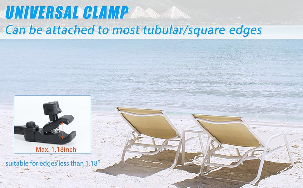 Clip on Umbrella for Outdoor Chairs
