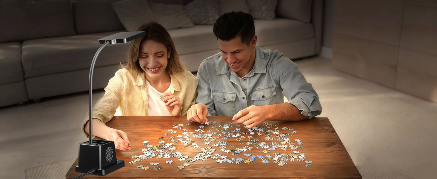 puzzle table light