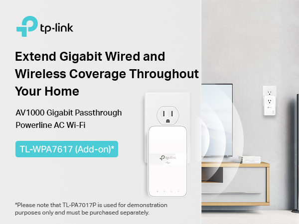  TP-Link AV1000 Gigabit Passthrough Powerline Kit