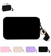 Playexen Silicone Zippered Pouch Compatible with T0uch-land, Hand Sanitizer Spray Zipper Bag with...