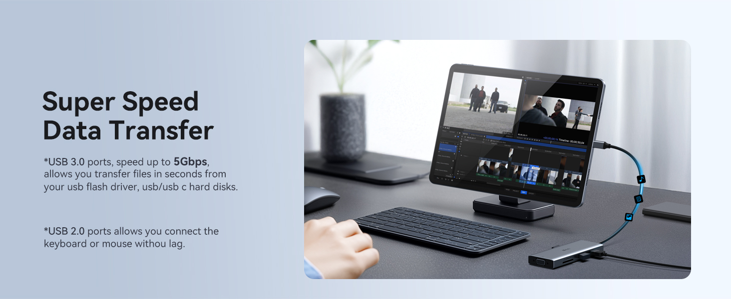 usb c docking station dual HDMI usb c hub multiport adapter