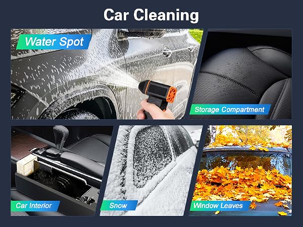 Electric Compressed Air Duster Super Powerful Turbo Dry Violent Jet Fan Air Blower Gun