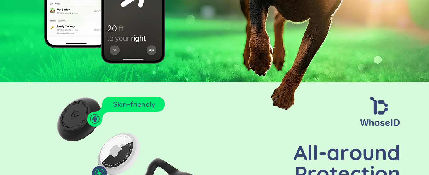 dog airtag holder
