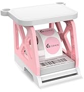 Guermok 3-in-1 Thermal Label Holder Stand for Printer – Desk Organizer for Roll & Fan-Fold Labels...