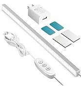 GLVSAE LED Under Cabinet Lighting, Under Cabinet Lights with USB Powered Under Cabinet Lights for...