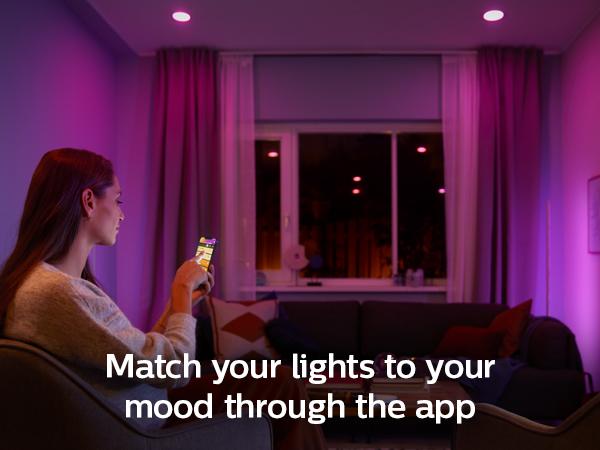 Philips;Hue;smart lighting;color;Bluetooth;voice controlled;downlight;smart home;app controlled