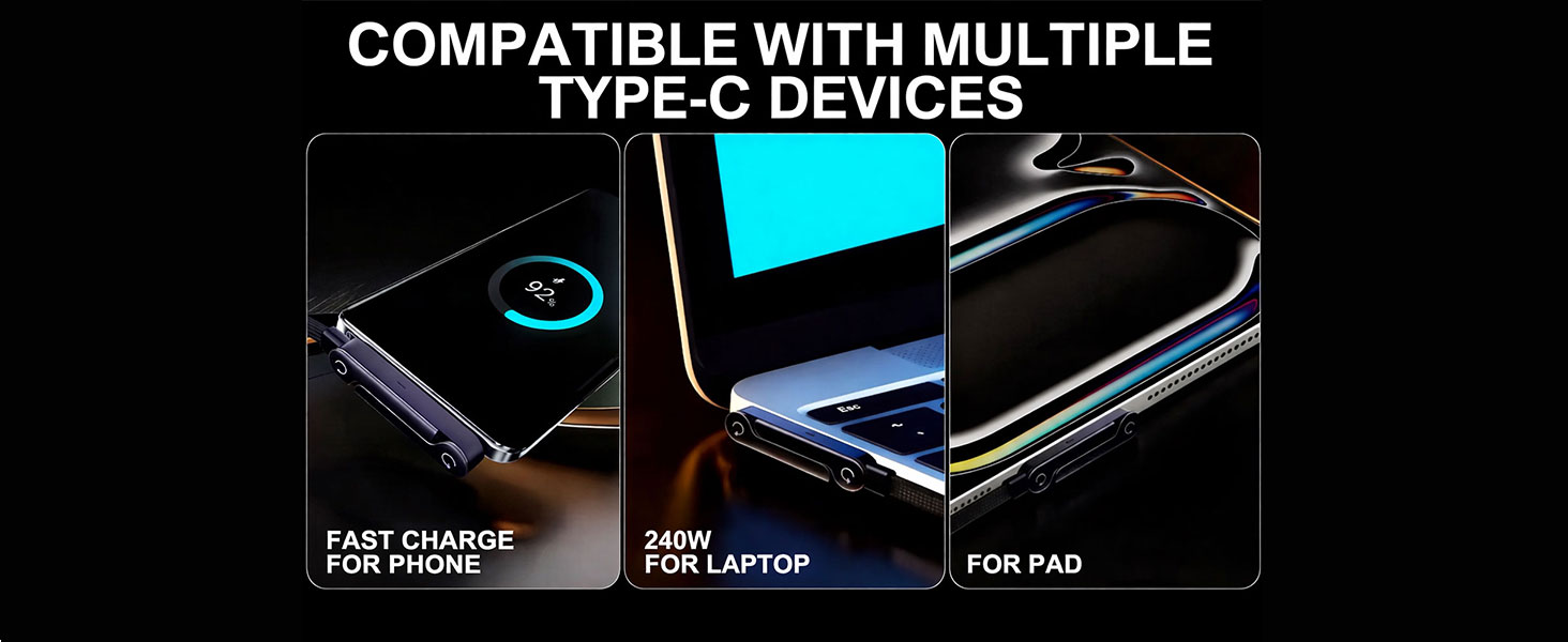 COMPATIBLE WITH MULTIPLETYPE-C DEVICES