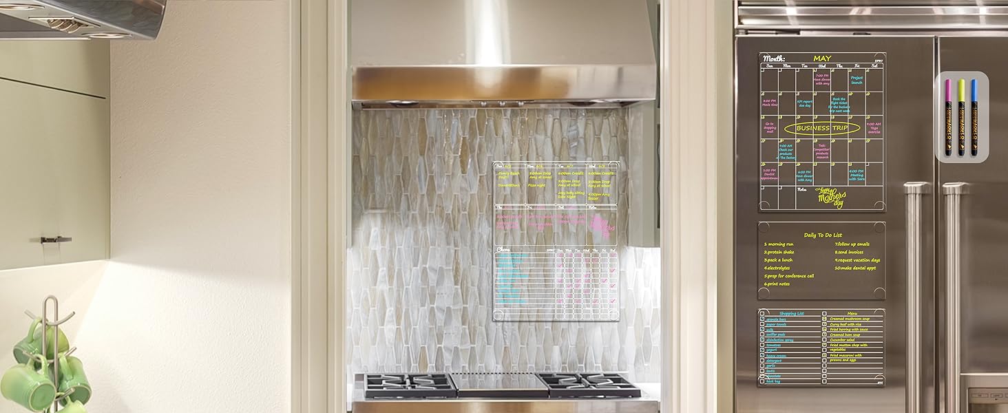 monthly calendar ,weekly planning board