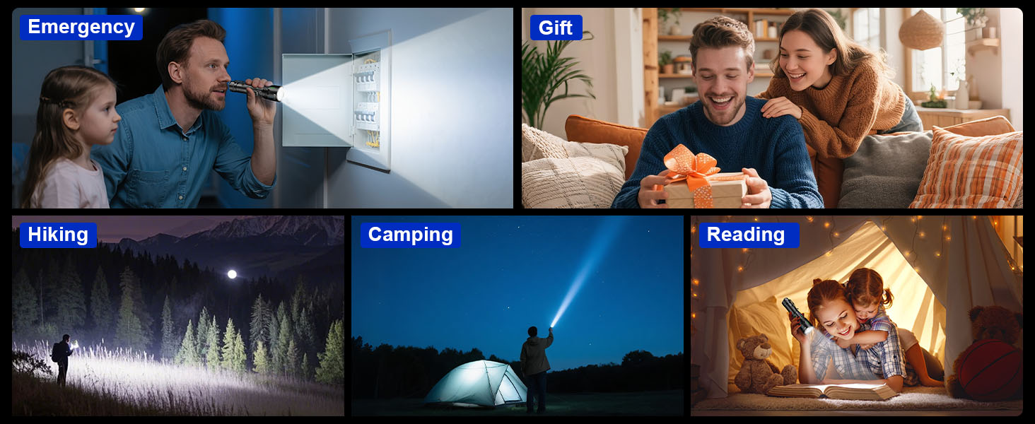 flashlight camping