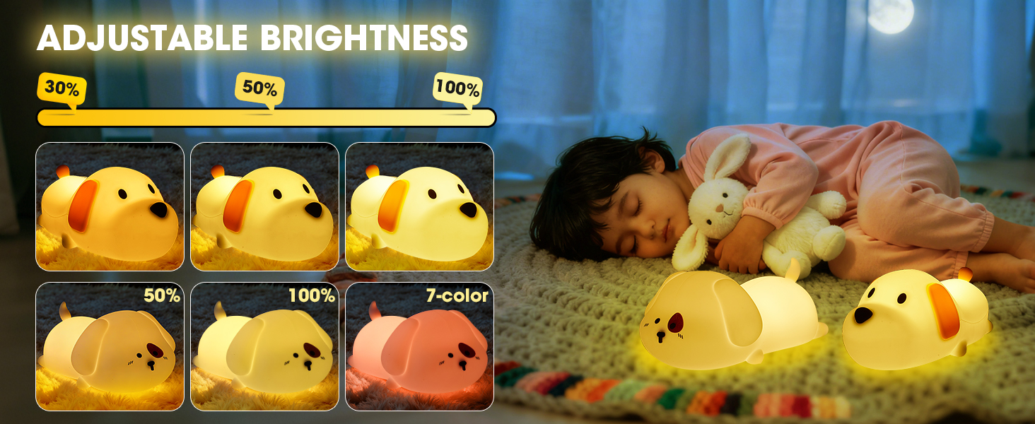 ADJUSTABLE BRIGHTNESS