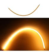 130mm LED Bulb, 3V Flexible Filament, Dimmable and Energy Efficient, Warm White 2700K COB Light B...