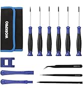 WORKPRO 12 in 1 Torx Screwdriver Set with T3 T4 T5 T6 T8 T10 Security Torx Bit &amp; Tweezers, Precis...