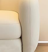 Text reads 'Image 5'. Close-up shots of a beige or cream colored couch or chair cushion showing fabric texture details.